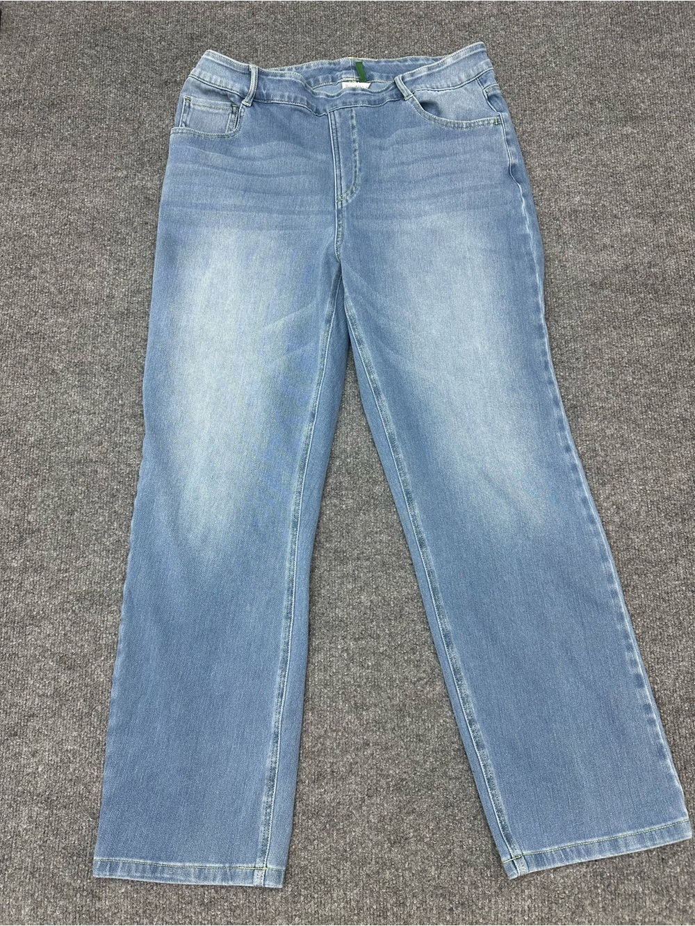 HALARA Light Blue Straight Leg Jeans for Women